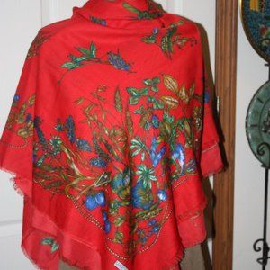 Vintage Marco Corsari Scarf Signed 46" x 46"